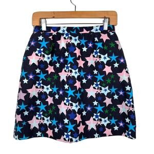 Delpozo Skirt Size Medium Star Print Mini
